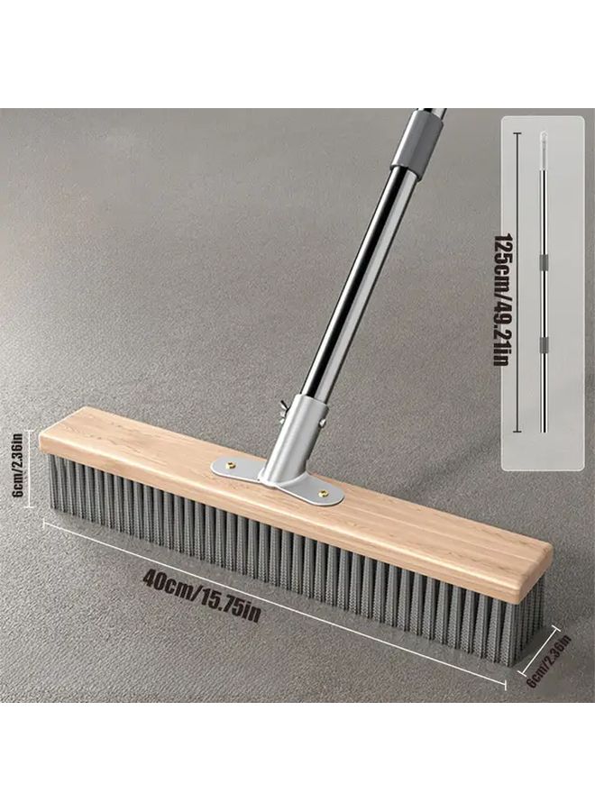 Stainless Steel Wire Floor Brush 11.81 Inches Hard Bristles Cleaning Tool Kitchen Bathroom - Image 5