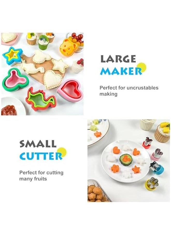 MIXDE Sandwich Cutter and Sealer, Sandwich Cutter for Kids, Decruster Sandwich Maker, Great for Lunchbox and Bento Box - Boys and Girls Kids Lunch (5)  - Image 3