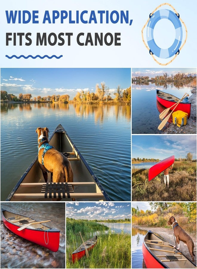 Conderyang 2 Pcs 34 Inch Canoe Webbed Seat Outdoor Caned Seat Replacement Canoe Hardware Accessories Weather-Resistant for Kayaking Boating Fishing Camping(Nylon) - Image 4