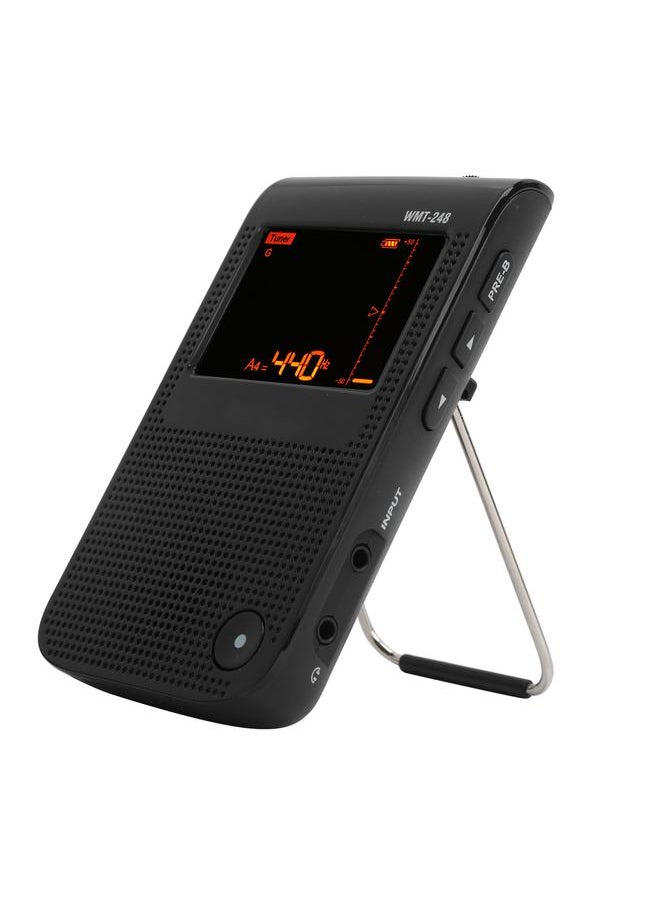 Thoraya - Electric Metronome Tuner Rechargeable Accurate Universal for Guitar Piano Violin WMT‑248Black - Image 1