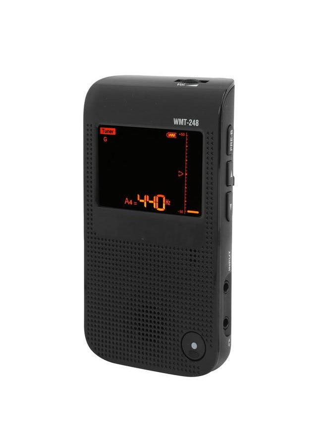 Thoraya - Electric Metronome Tuner Rechargeable Accurate Universal for Guitar Piano Violin WMT‑248Black - Image 1