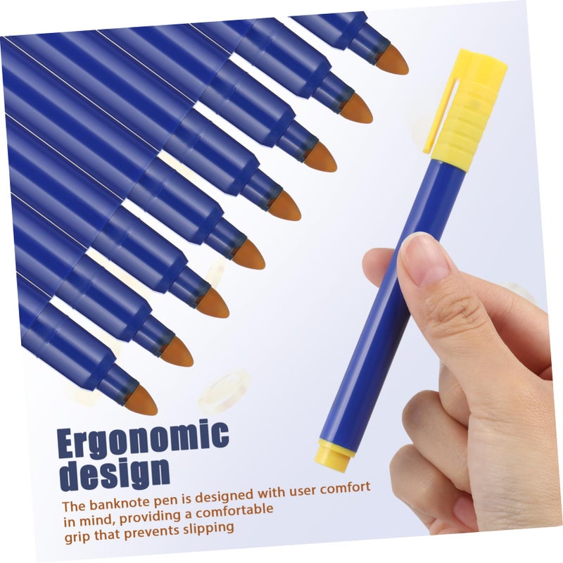 10 Pack Water Based Money Detection Pens For Cash Verification Banks Restaurants Shops - Image 4