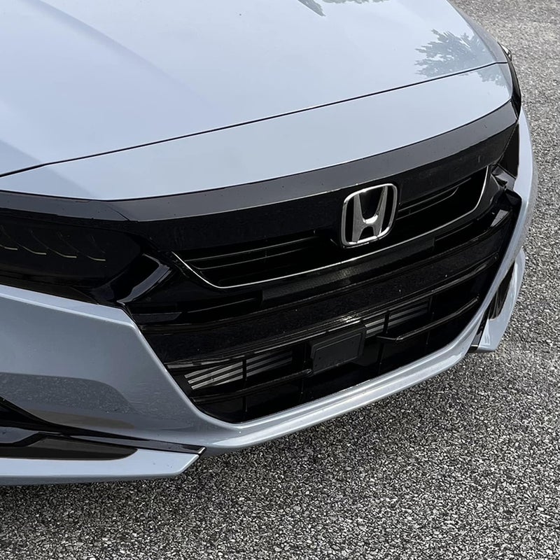 SlickMod Chrome Delete Blackout Vinyl Overlay for 2021 Honda Accord Sedan Lower Grill Trim - Gloss Black - Image 4