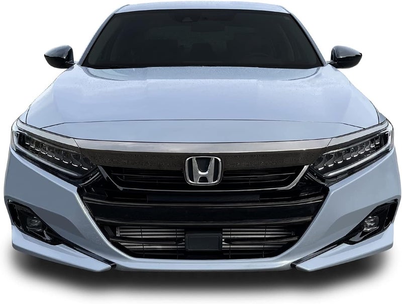 SlickMod Chrome Delete Blackout Vinyl Overlay for 2021 Honda Accord Sedan Lower Grill Trim - Gloss Black - Image 3