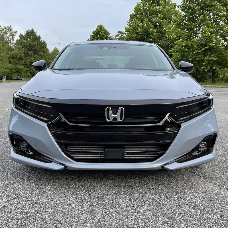 SlickMod Chrome Delete Blackout Vinyl Overlay for 2021 Honda Accord Sedan Lower Grill Trim - Gloss Black - Image 5