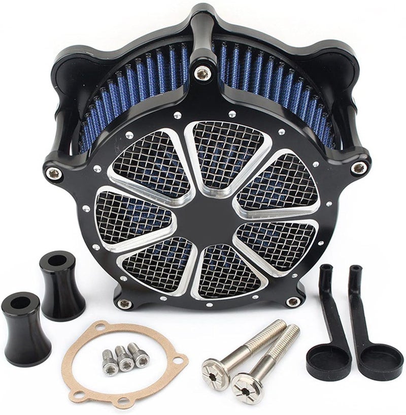 DEMULAX Turbine Spike Air Filter for Harley Motorcycles - Image 1