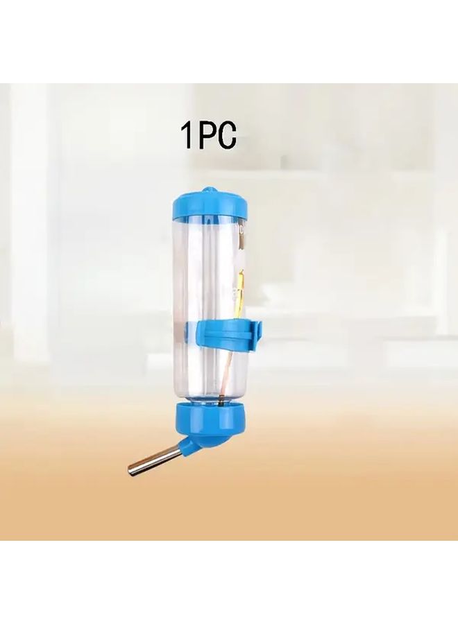 Blue Small Animal Water Bottle 250ML Leak Proof Automatic Dispenser For Rabbits Hamsters Rodents - Image 3