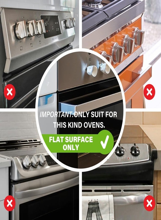 EUDEMON 1 Pack Updated Oven Front Lock,Childproof Oven Door Lock, Easy to Install & Use Durable and Heat-Resistant Material no Tools Need or Drill(Black) - Image 3