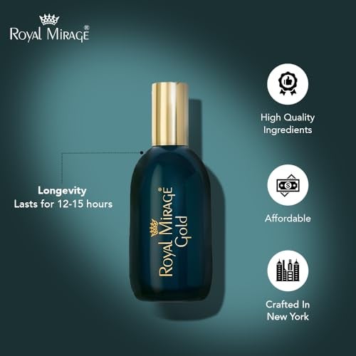 Royal Mirage Gold Eau De Cologne | Long-Lasting Fragrance | Everyday Elegance | Citrus, Spicy & Woody Notes | Affordable Luxury | Elegant & Sophisticated Scent | Unisex EDC | 120ml - Image 4