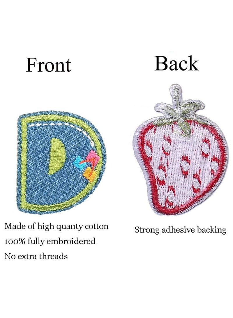 KASTWAVE 26 Pcs Embroidered Iron on Patches Colorful Letter Charms Applique Patch Decoration Suitable for Clothes Dress Jeans Pants Hats Backpacks Sewing Applique DIY Accessories - Image 3