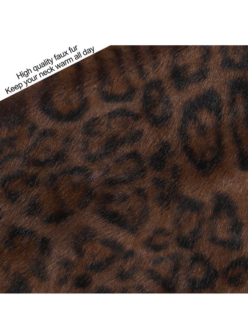 LA CARRIE Womens Leopard Print Infinity Scarf Loop Circle Neck Warmer(Classic Leopard 2) - Image 3