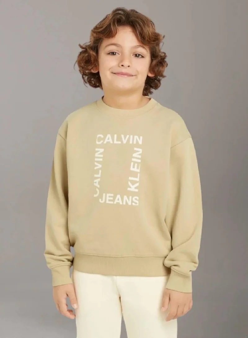 Calvin Klein Jeans Relaxed Terry Logo Sweatshirt