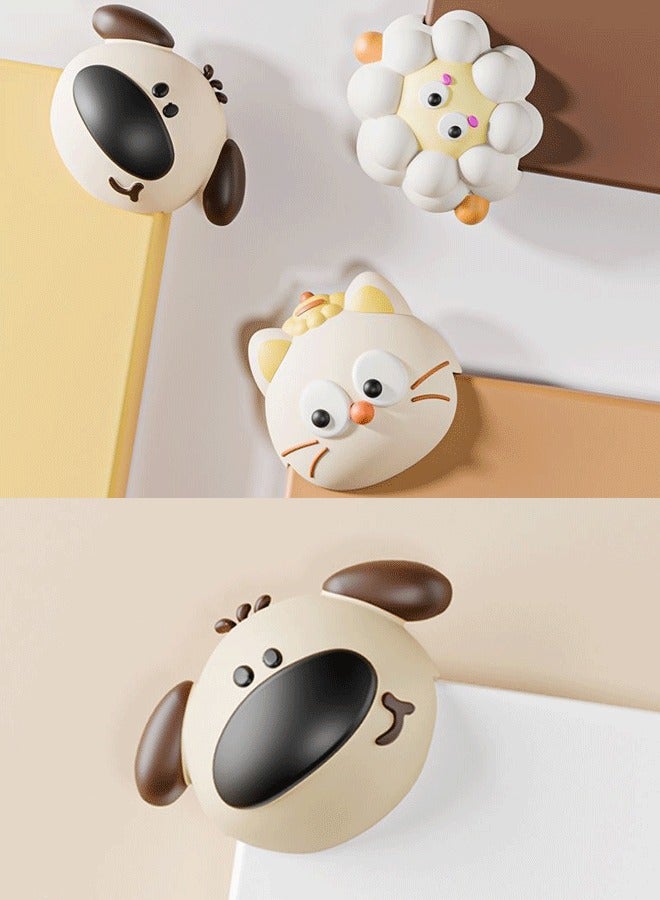 4PCs Puppy-Shaped Baby Safety Corner Guards - Silicone Baby Proofing Corner Protectors with Self-Adhesive Tape, Child Safety Edge Cushion for Furniture Sharp Edges - Image 2