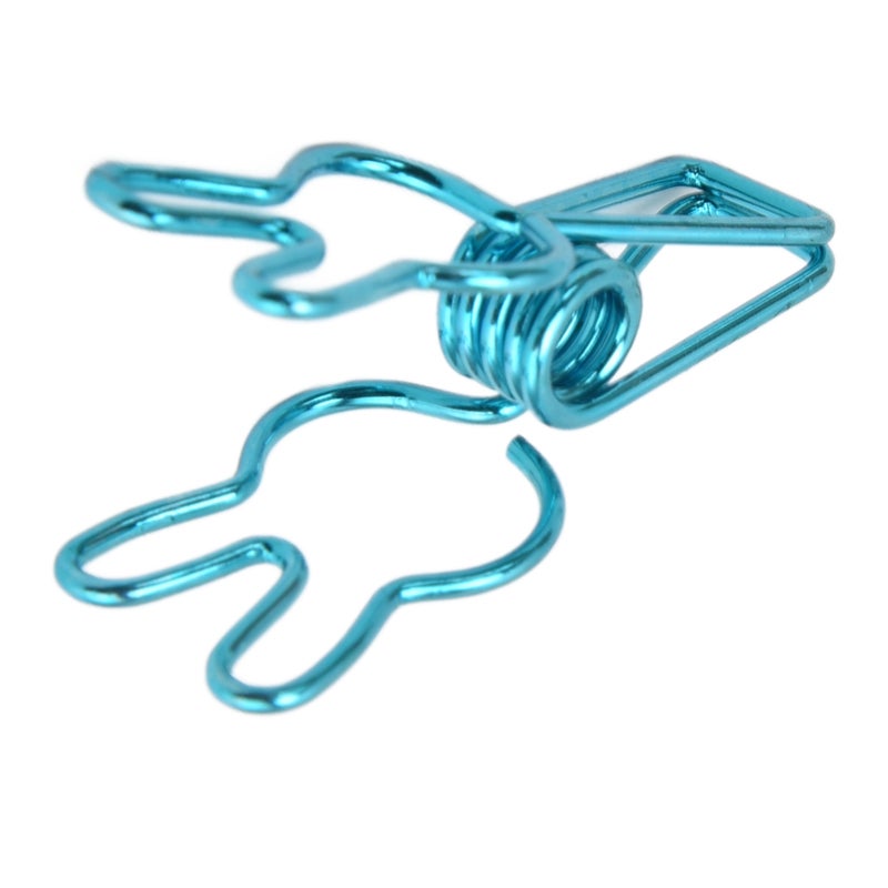Metal Binder Clips: Golden, High-quality Spring Steel, Strong Clamping Force - Hollow Fish-shaped Design, Multipurpose Clips for Document, Clothing and Desktop Organization - Image 2
