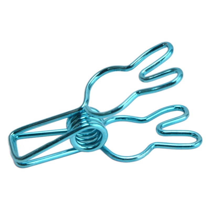 Metal Binder Clips: Golden, High-quality Spring Steel, Strong Clamping Force - Hollow Fish-shaped Design, Multipurpose Clips for Document, Clothing and Desktop Organization - Image 3