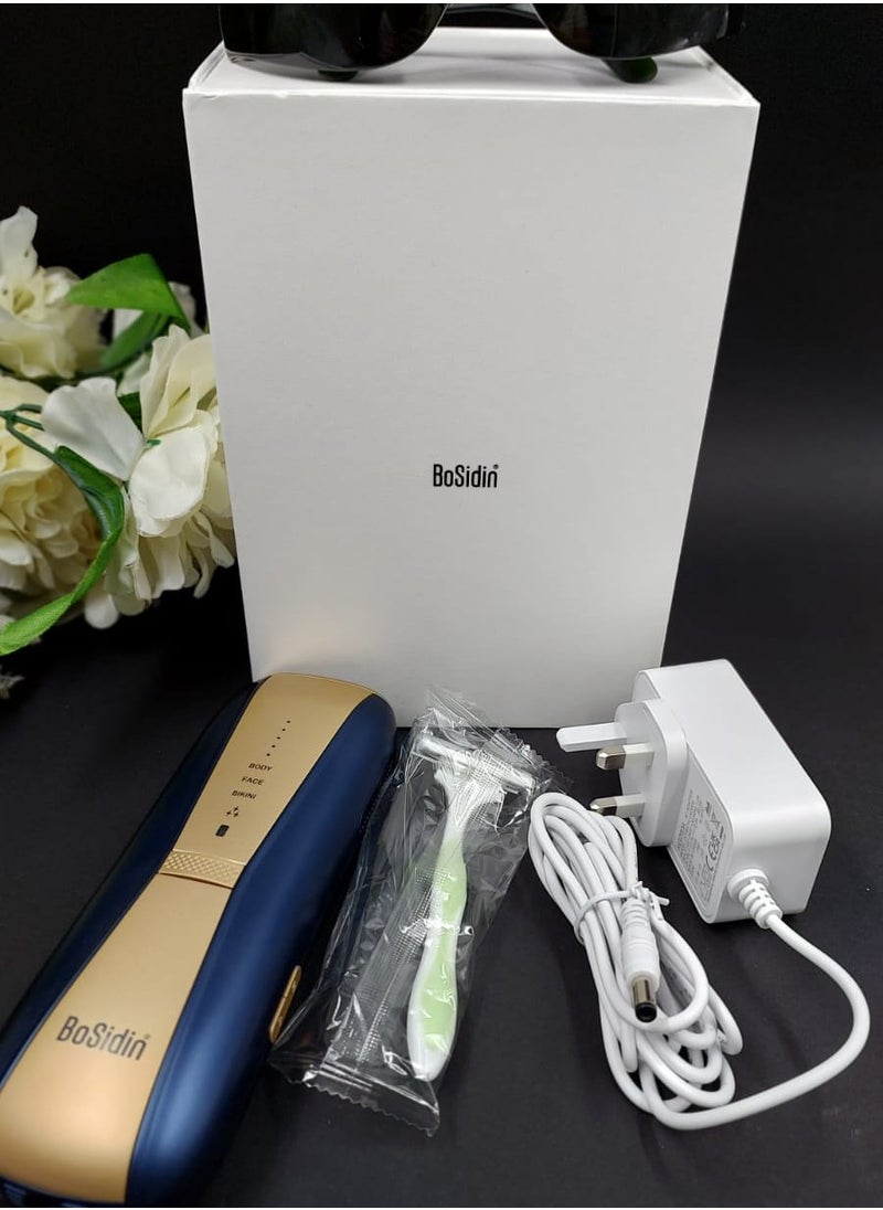 Bosidin - BoSidin Hair Laser Removal Machine Unlimited with Cooling for Men and Women - Image 1