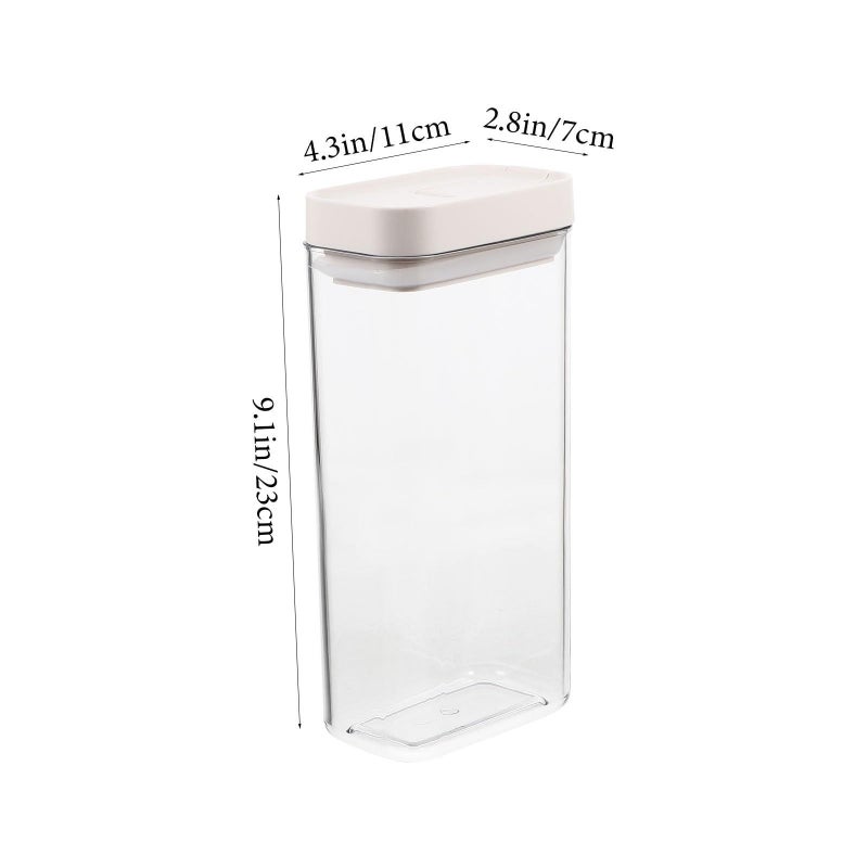 SUPVOX Airtight 1200ml Food Storage Container With Lid For Kitchen Dry Pantry - Image 3