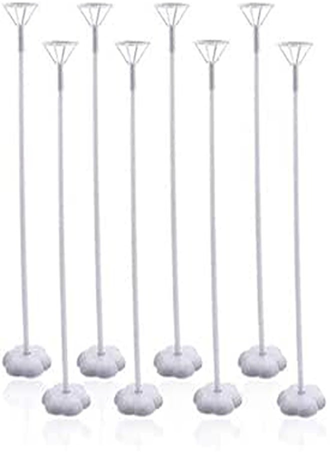 Generic - 10pcs Balloon Stick Stand - Balloon Base With Pole and Cup Table Desktop Centerpiece Holder Balloon Pole For Birthday Party, Wedding, (15.7 Inch White) - Image 1