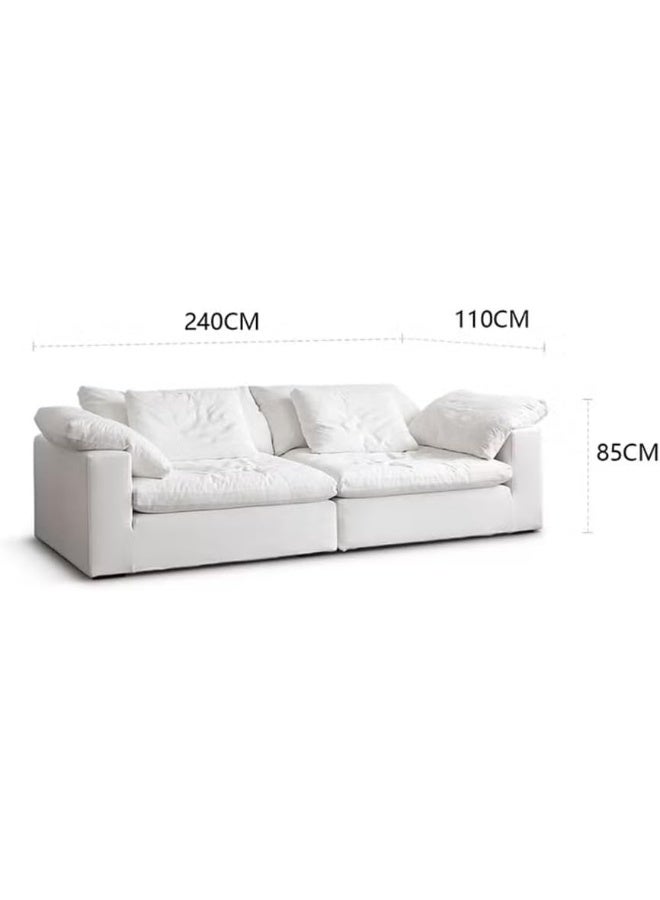 Generic Modern Living Room Sofa with Soft Dacron-Filled Seats and Versatile Seating Options (2Seater Sofa)  - Image 2