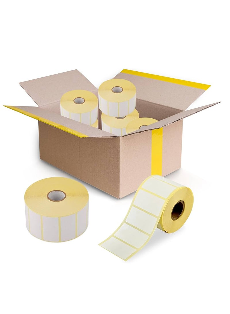 Terabyte 10 Rolls - 50mm x 25mm Barcode Label Sticker Direct Thermal 1000 Labels Per Roll - Image 2
