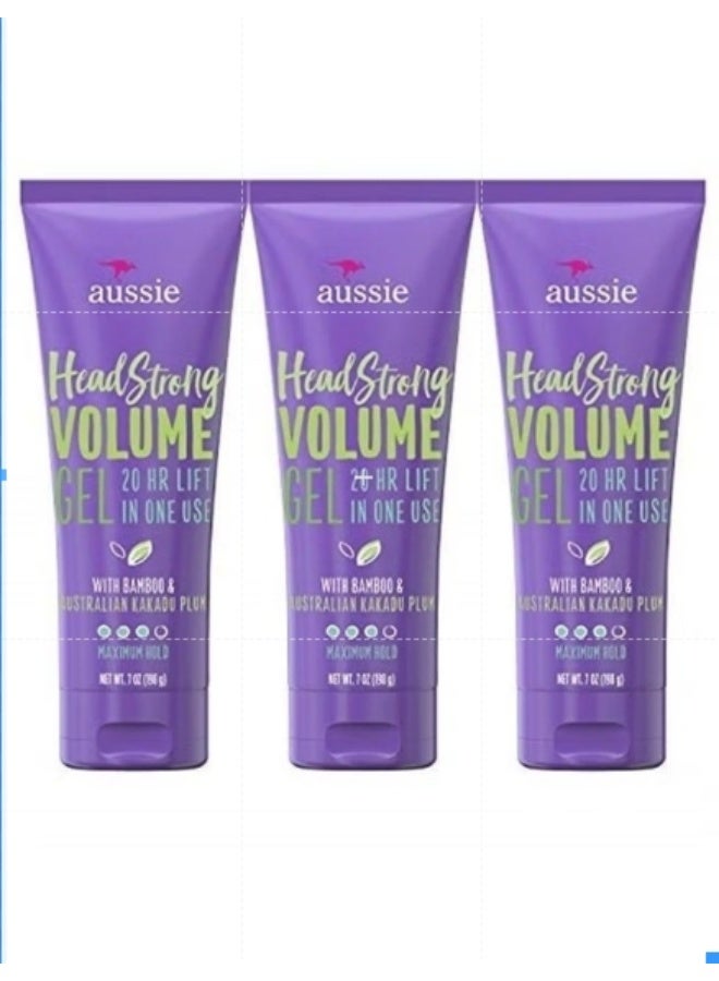 Hair Gel 7 fl oz, Triple Pack