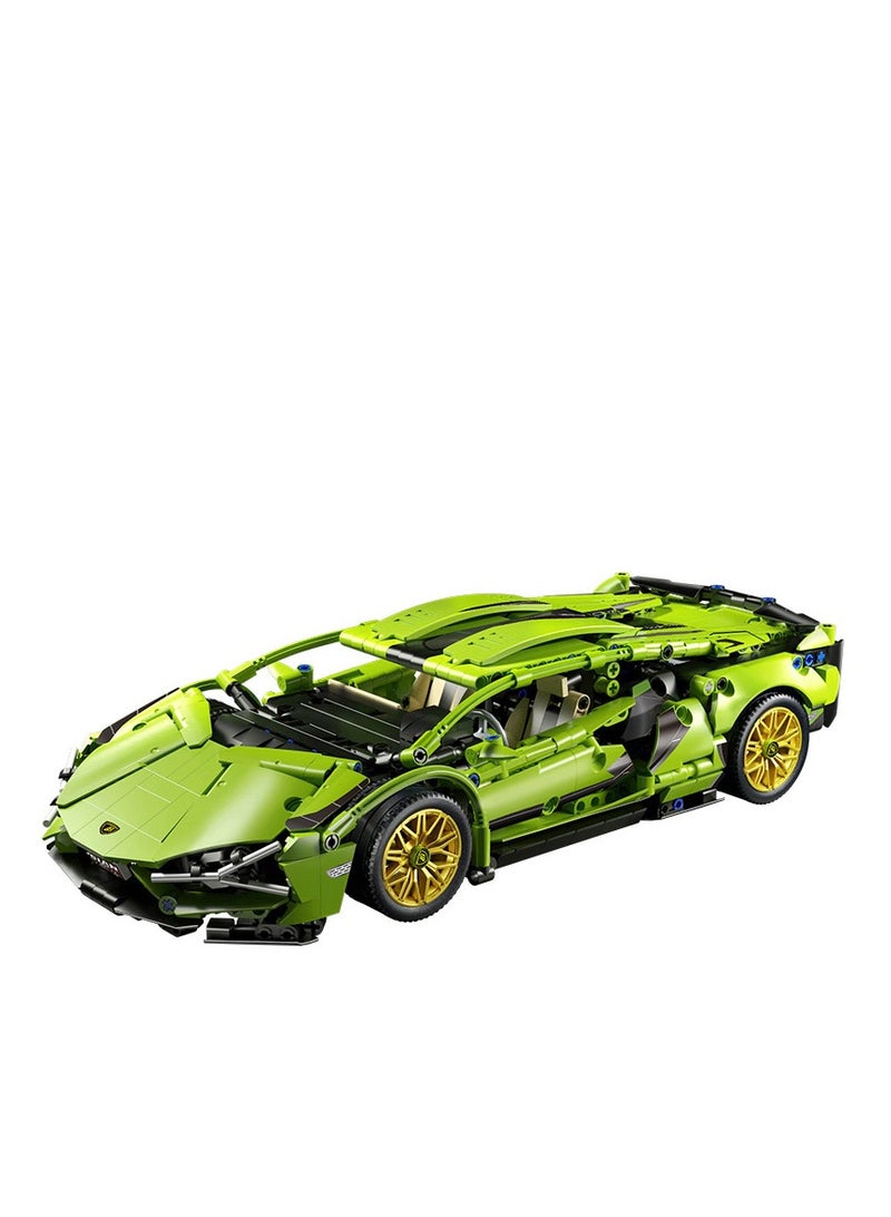 general Sports Car Building Blocks, Sports Car Building Set, 1:14 Super Car Collection Model, DIY MOC Building Block Toy Kit - Image 1