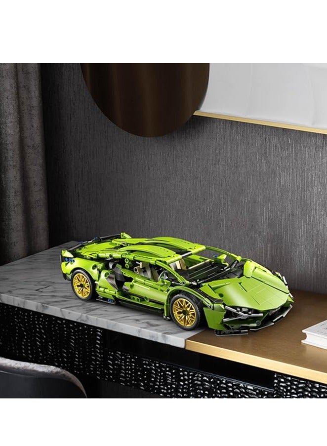 general Sports Car Building Blocks, Sports Car Building Set, 1:14 Super Car Collection Model, DIY MOC Building Block Toy Kit - Image 2