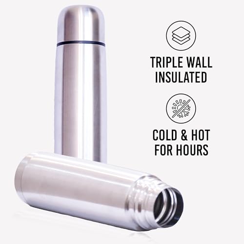 Fijoo Best Stainless Steel Coffee Thermo, BPA Free, New Triple Wall Insulated, Hot & Cold for Hours. (34 OZ/1000ML) - Image 4
