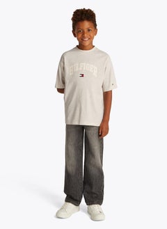 TOMMY HILFIGER Kids Logo Varsity Short Sleeve  T-Shirt  - Image 1