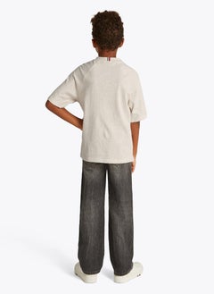 TOMMY HILFIGER Kids Logo Varsity Short Sleeve  T-Shirt  - Image 2