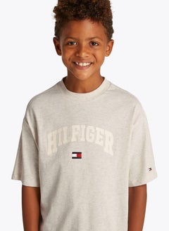 TOMMY HILFIGER Kids Logo Varsity Short Sleeve  T-Shirt  - Image 3