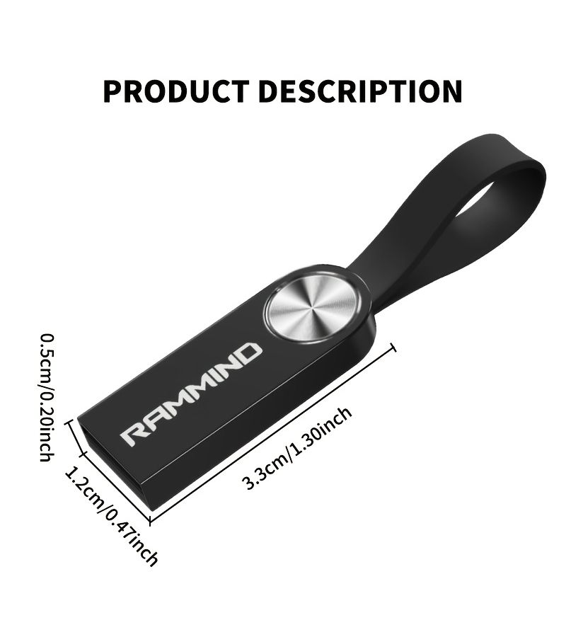 Thumb Sized USB 2.0 Flash Drive 128GB High Speed Portable Keychain Storage For PC Laptop Tablet Car Audio Game Console Safely Store Document Photo TXy Red - Image 5