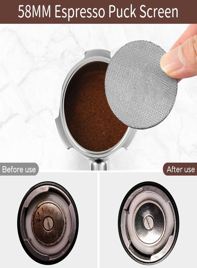 fogkay 58mm Bottomless Portafilter for CASABREWS Ultra, Bottomless Portafilter with 58mm Puck Screen Compatible for CASABREWS 4700Gense, 5700Series Espresso Machine, Stainless Steel Filter Holder and Filter - Image 5