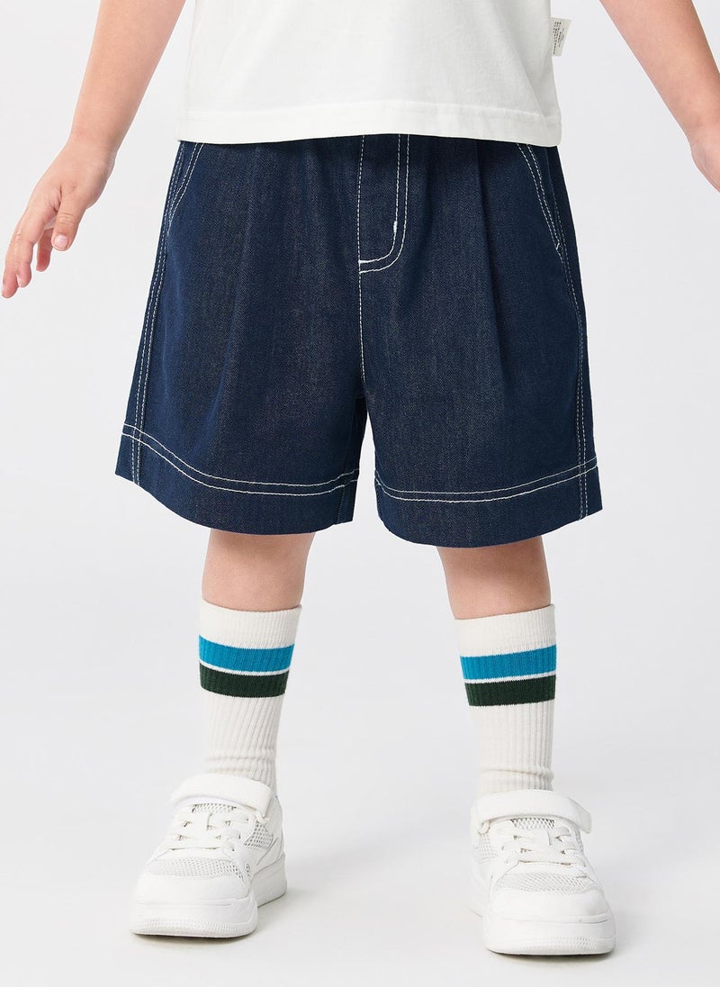 Balabala Toddler Boy Denim middle pants  - Image 1