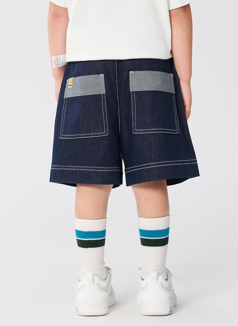 Balabala Toddler Boy Denim middle pants  - Image 3