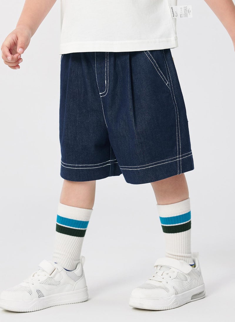 Balabala Toddler Boy Denim middle pants  - Image 2