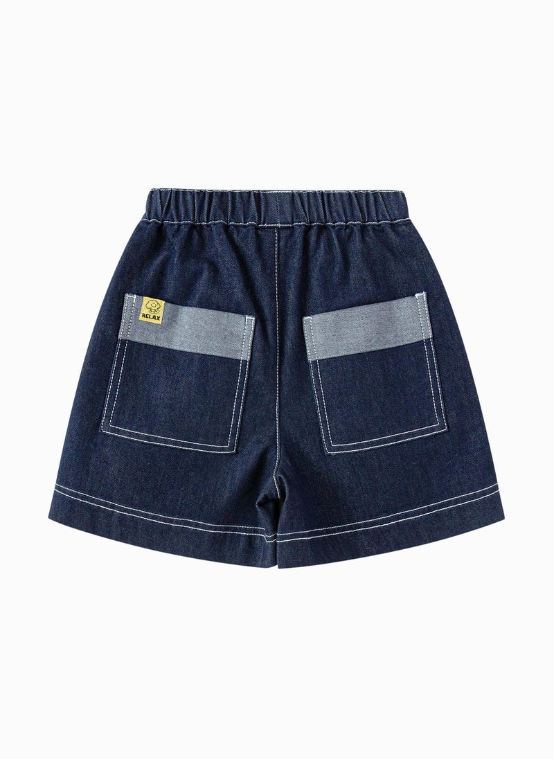 Balabala Toddler Boy Denim middle pants  - Image 5
