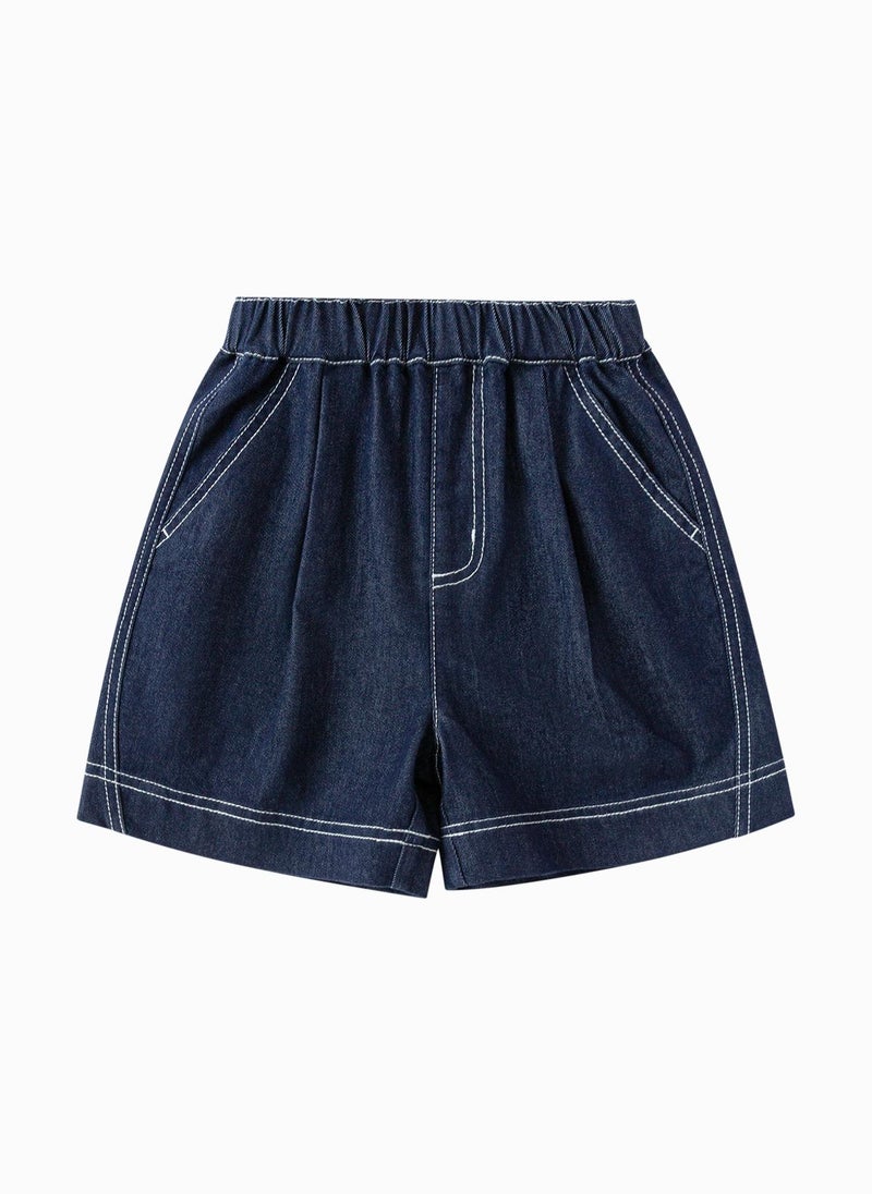 Balabala Toddler Boy Denim middle pants  - Image 4