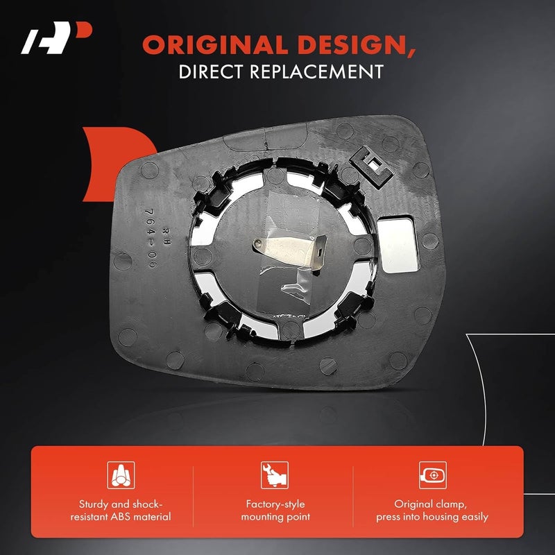 A-Premium Side Mirror Glass for Nissan Versa 2015-2019 - Image 5