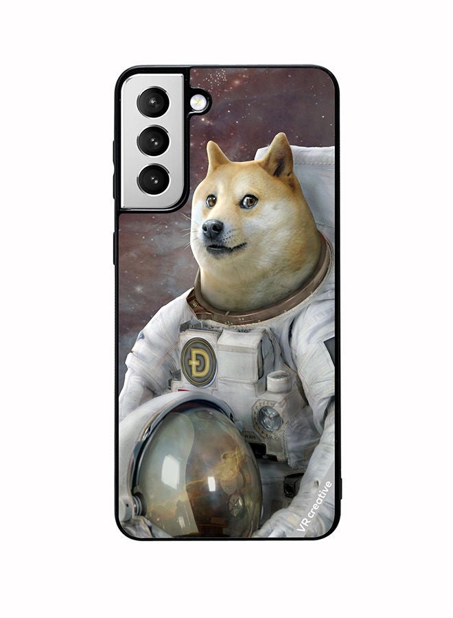 VR CREATIVE Protective Case Cover For Samsung Galaxy S22 Plus 5G Doge To Space Design Multicolour - Image 1