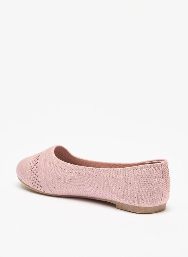 Flora Bella By Shoexpress Girls Casual Slip On Round Toe Ballerinas  - Image 2