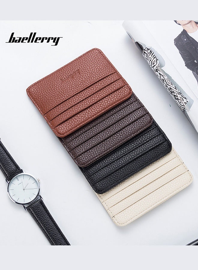 baellerry Men's wallet Slim Minimalist Leather RFID Blocking, Card Holder with Front Pocket for Men, Men's Leather Wallet, Stylish, Perfect for Daily Use and Travel Convenience  - Image 5