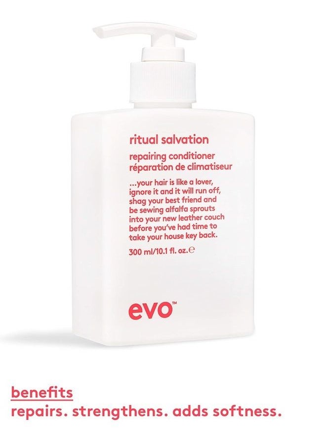 EVO Ritual Salvation Repairing Hair Conditioner - Protein Treatment for Damaged & Brittle Hair, Helps Reduce Breakage & Protects Color - Travel Size, 30ml / 1.01fl.oz  - Image 4