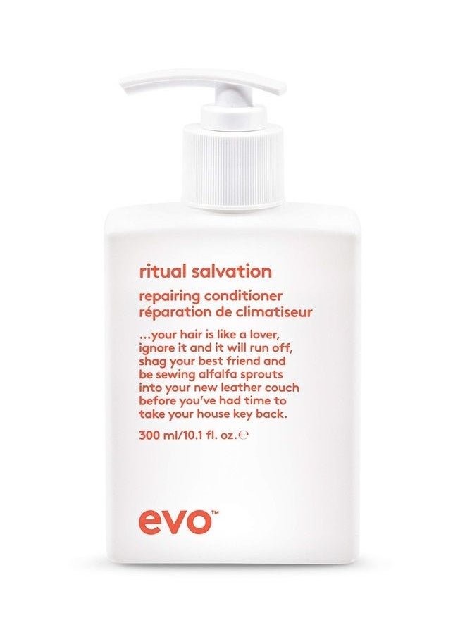 EVO Ritual Salvation Repairing Hair Conditioner - Protein Treatment for Damaged & Brittle Hair, Helps Reduce Breakage & Protects Color - Travel Size, 30ml / 1.01fl.oz  - Image 1
