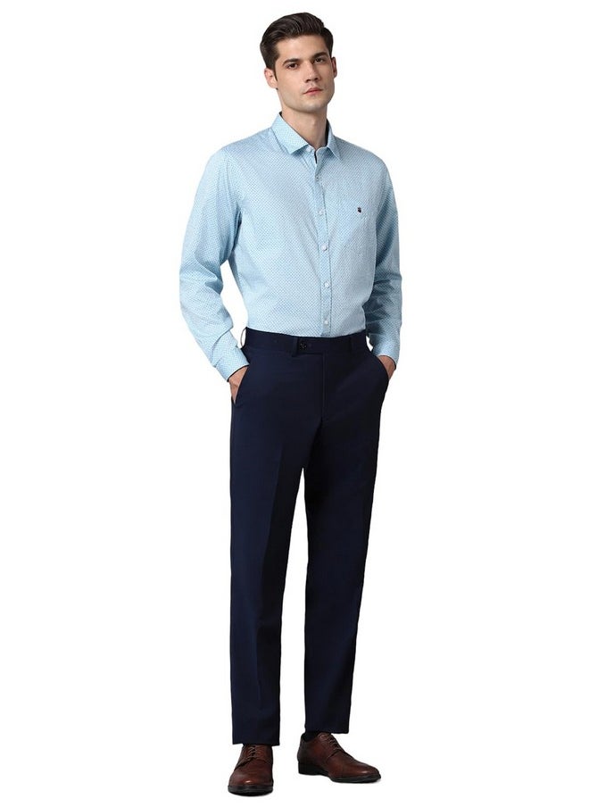 LOUIS PHILIPPE - Louis Philippe Men's Slim Fit Shirt (LYSFCSLB283387_Blue - Image 1