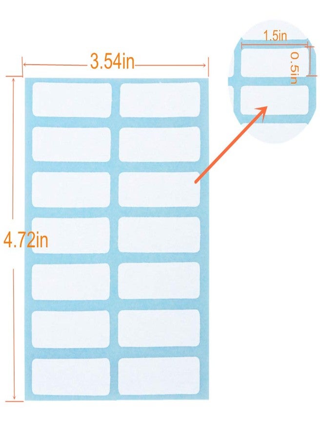 Qsszk File Folder Labels Name Filing Envelopes Label Stickers, 0.5 x 1.5 in, Small Label Nametags for Jars, Bottles, Food Containers, File Folders (2 Pack) - Image 3
