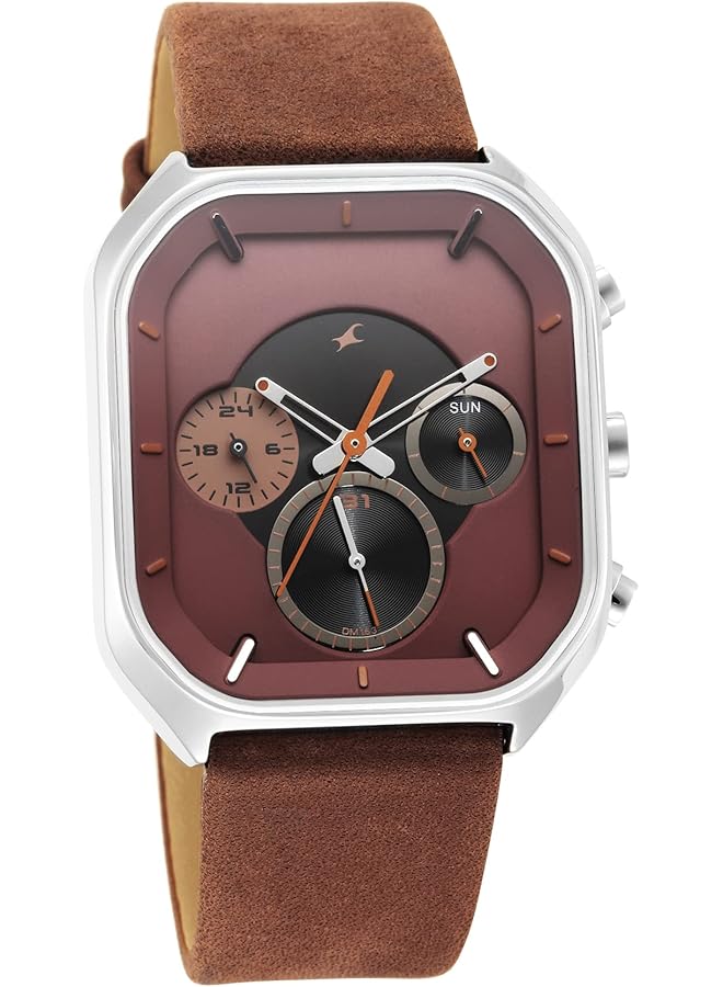 فاستراك ساعة أنالوج بمينا أسود للرجال 3270Sl01 - Image 5