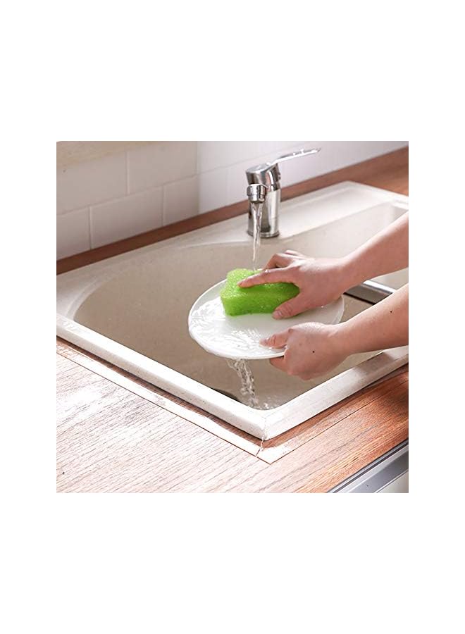 promass Clear Caulk Strip Sealing Strip Acrylic Self Adhesive Transparent Tape Washable Sticker Mildew Proof Tape For Kitchen Sink Basin Edge Bathtub Bathroom Shower Toilet Wall Sealing - Image 5