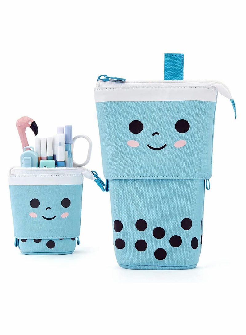 KASTWAVE Pencil Case, Standing Pen Holder telescopic Pen Pouch Holder - Image 1