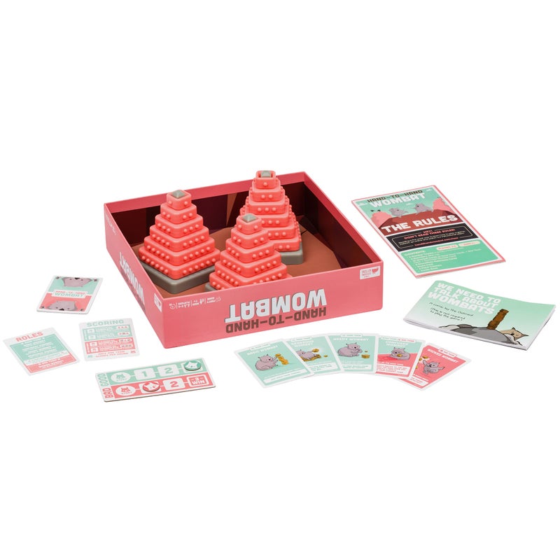 Exploding Kittens LLC Exploding Kittens Hand to Hand Wombat Card Game Fun Family Card Games for Adults Teens & Kids - Fun Party Games, 3-6 Players - Image 4